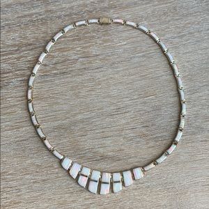 Statement opal necklace